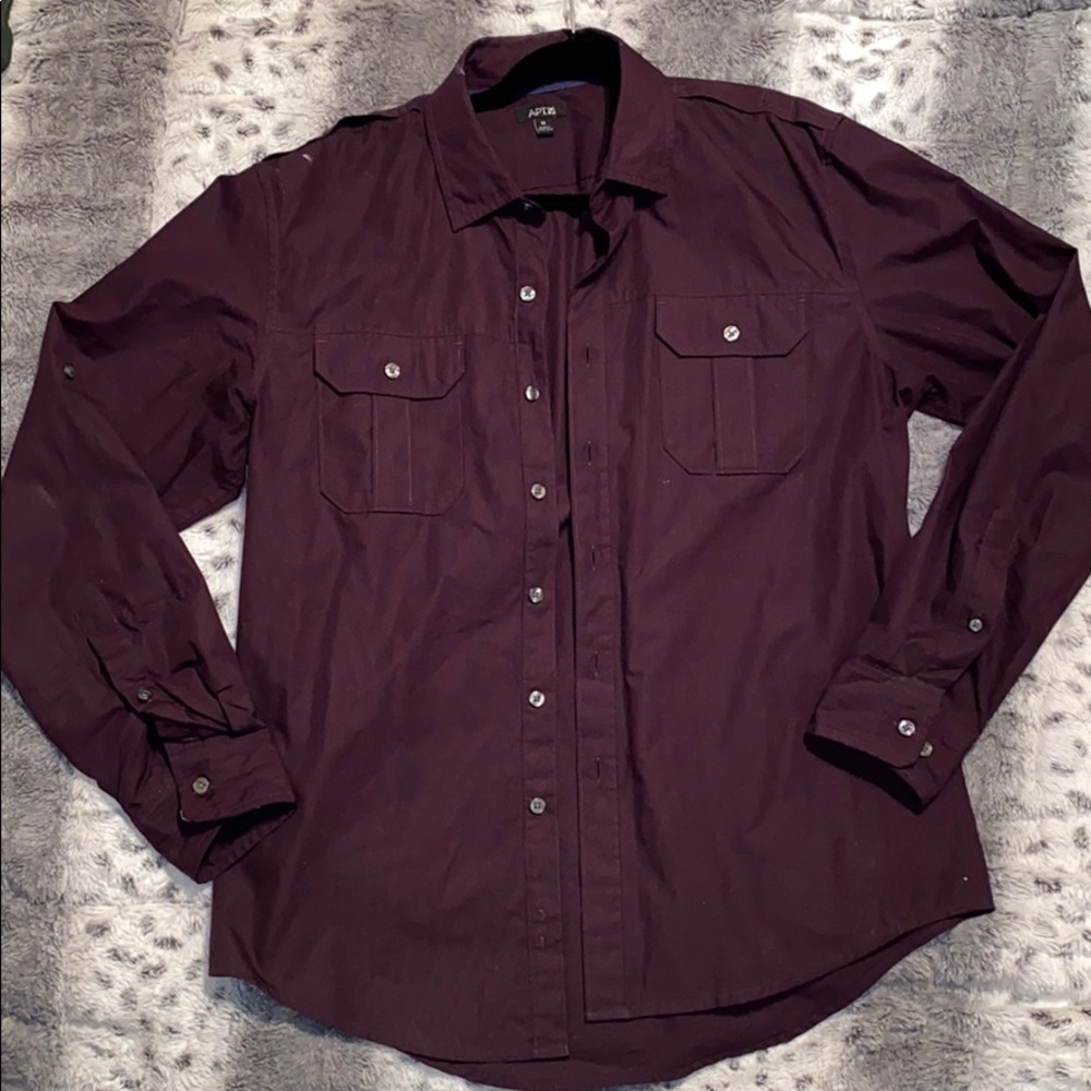 APT 9 MENS BUTTON DOWN SHIRT